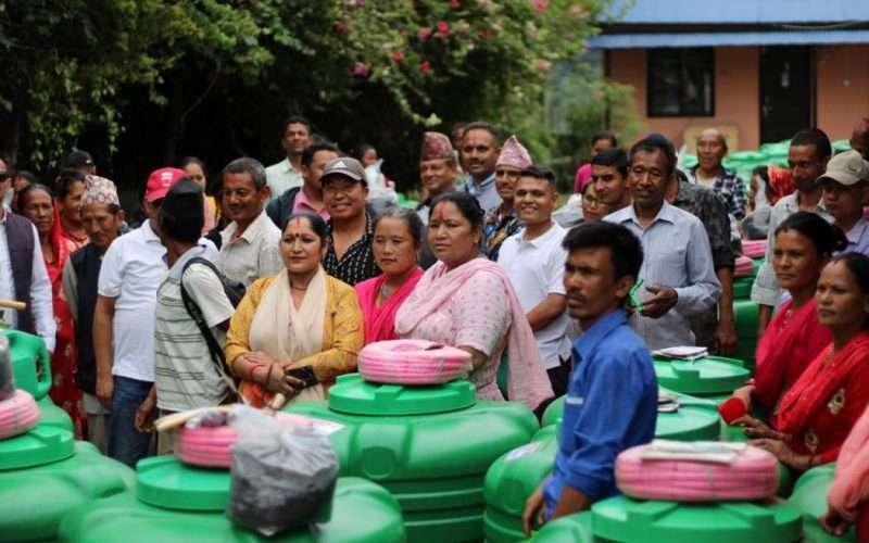सुनकोसीमा एक घर एक करेसाबारी कार्यक्रम