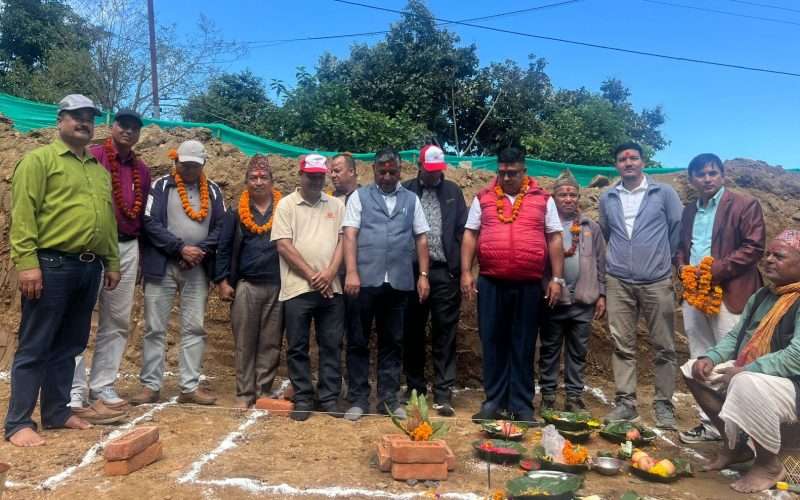 ब्याक टु लाइफ इभी जर्मनी’को सहयोगमा गोलन्जोरमा विद्यालय भवनको शिलान्यास